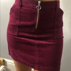 Red Velvet skirt